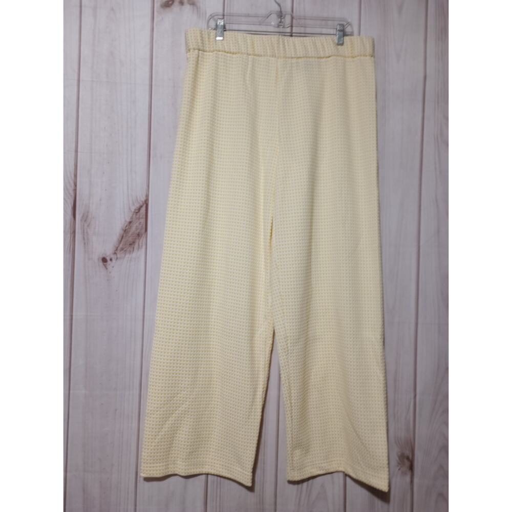 Marc Bouwer Pants Ladies Extra Large Yellow Wide Leg‎